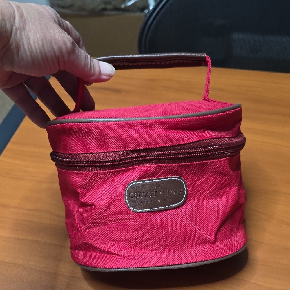 Pink Travel Cosmetic Case